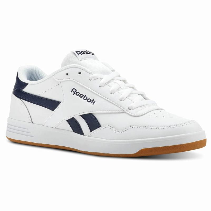 Reebok Royal Techque Tenisky Panske - Biele/Námornícka Modrá PY9582DS